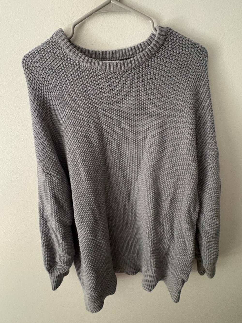 Grey Knit Old Navy Tunic Sweater Size Women's XL
